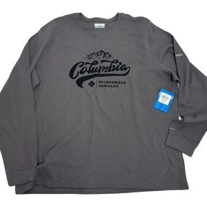 Columbia NWT 29” p2p long sleeve waffle knit omni-wick Ketring Graphic Crew II